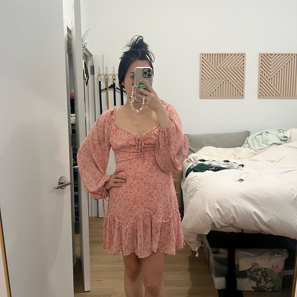 Urban Outfitters Floral Pink Women's Dress
